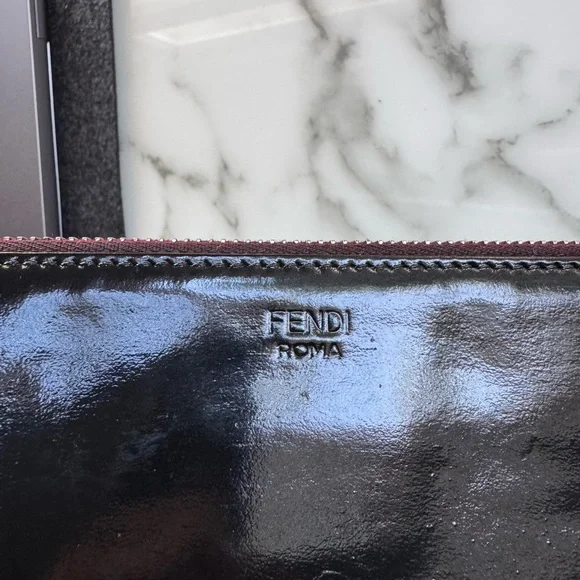 FENDI monster leather pouch - Picture 5 of 9